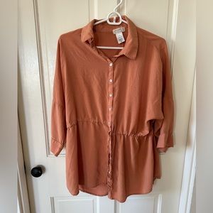 L Space cover up size small cinch waist